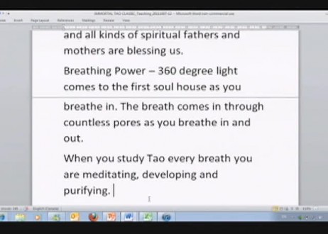 Learn the Immortal Tao Classic with Master Sha: Lines 1 - 3